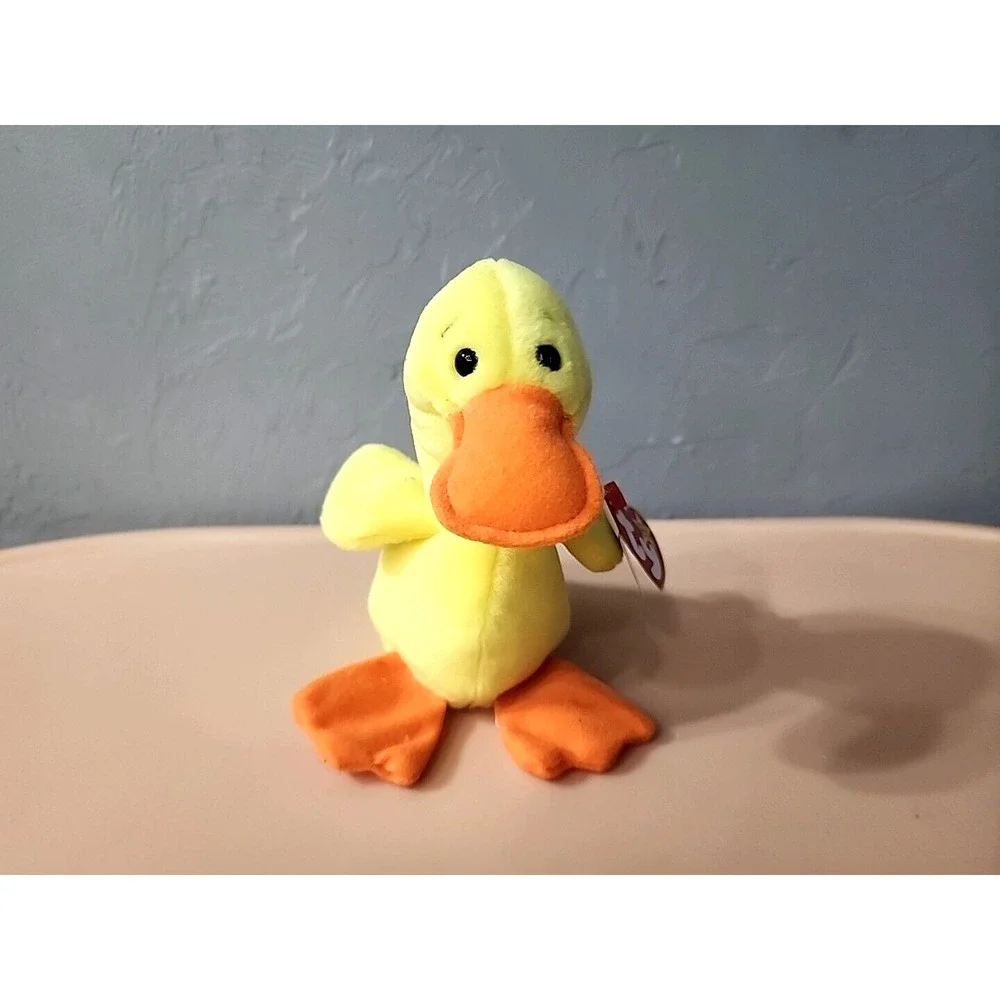 Quackers w. Tag DoB 4-19-94 Ty Beanie‎ Babies Vintage Retired Plush Stuffed Toy
